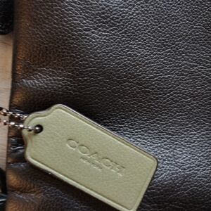 Coach Black Leather Messenger Bag